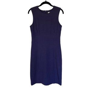 MM LaFleur Elderberry Purple Sleeveless Shirley Sheath Dress Size 6